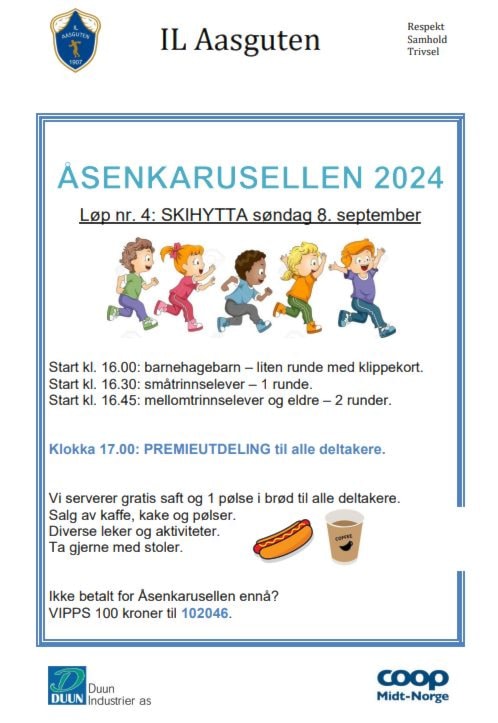 Løp nr 4 med premieutdeling